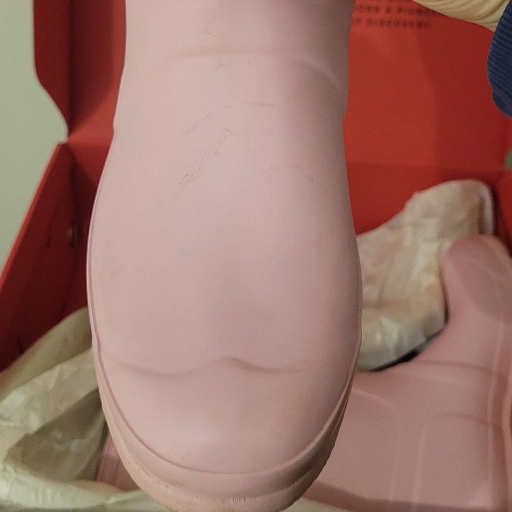 Hunter boots Blush size 8
